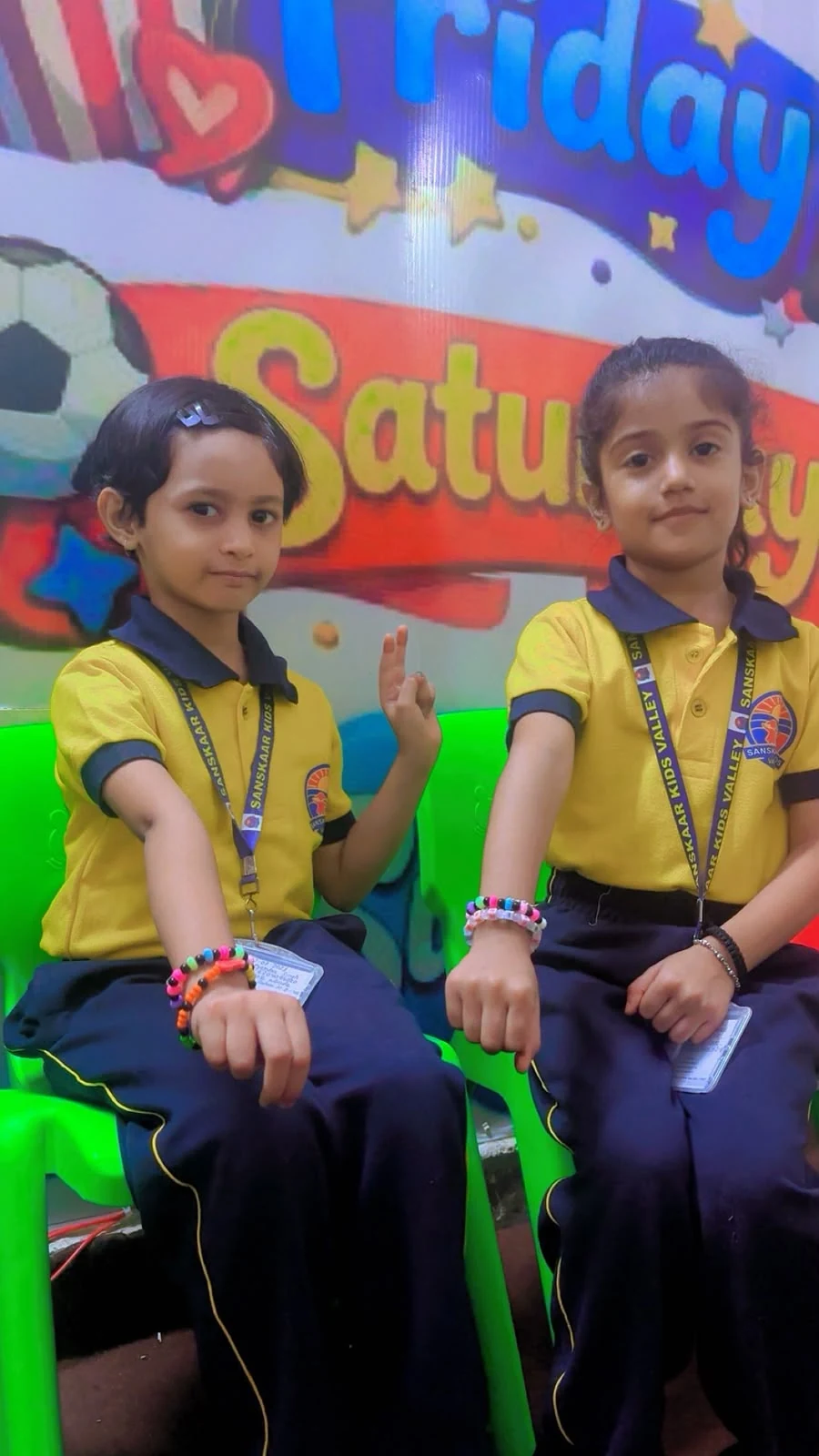 Children enjoying Play School at Sanskaar Kids Valley